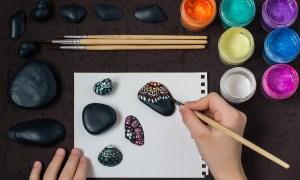 best glow in the dark rock painting kit